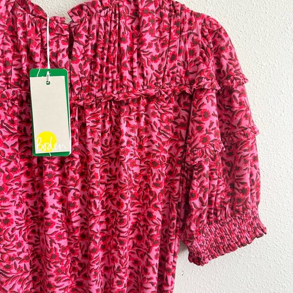 NWT Boden Yoke Jersey Dress In Abstract Vine Size 4 - Picture 11 of 12